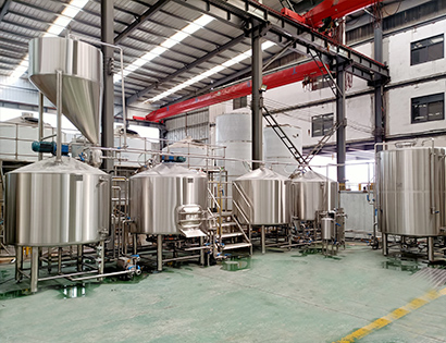 2000L saccharification unit+hot water, brewing water