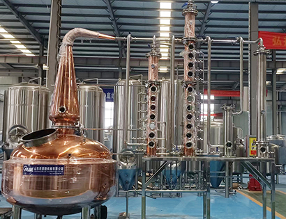 Copper distillation equipment