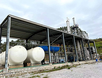 Carbon dioxide recovery device